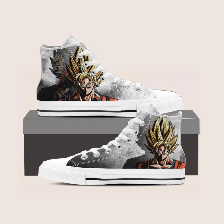 Dragon Ball Songoku High Top Shoes Super Saiyan