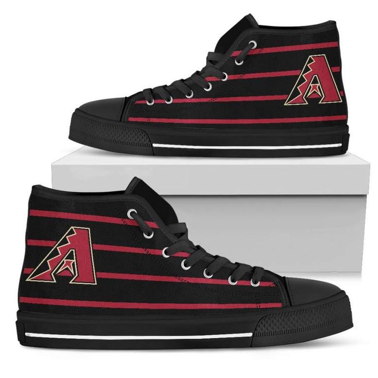 Edge Straight Perfect Circle Arizona Diamondbacks High Top Shoes