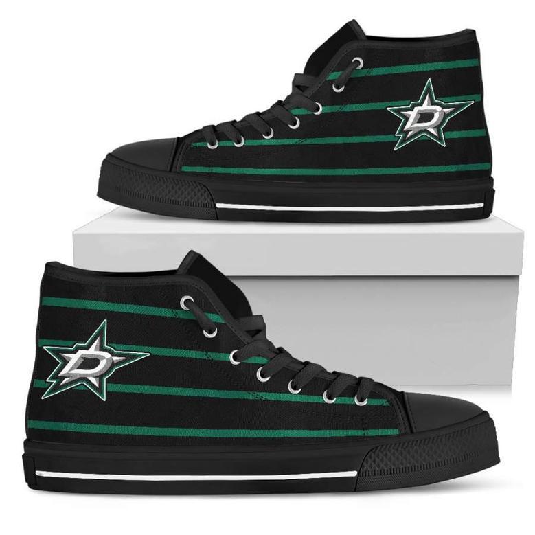 Edge Straight Perfect Circle Dallas Stars High Top Shoes