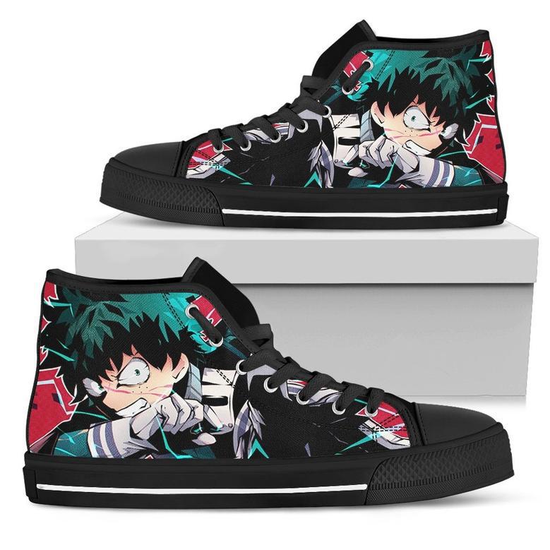 Izuku Midoriya My Hero Academia Sneakers High Top Shoes Anime