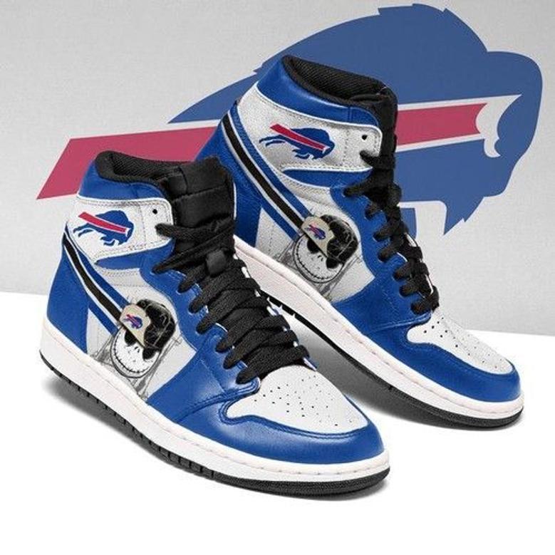 Jack Skellington Buffalo Bills Jordan Sneaker High Top Shoes