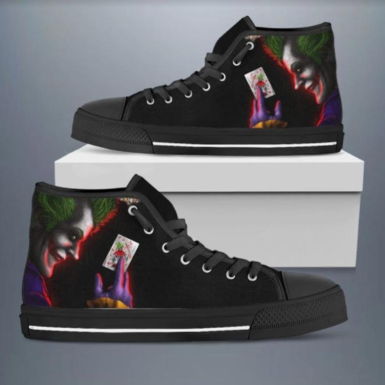 Joker Character Dc Comic For Men And Women Sneakers High Top Shoes