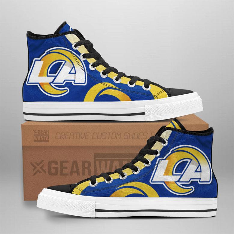 Los Angeles Rams High Top Shoes Custom Sneakers