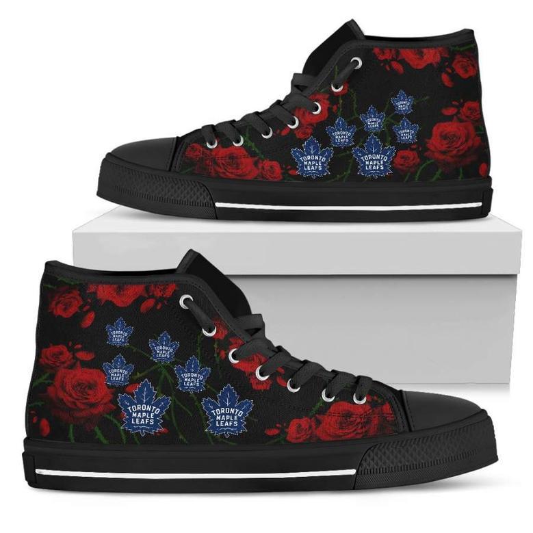 Lovely Rose Thorn Incredible Toronto Maple Leafs High Top Shoes