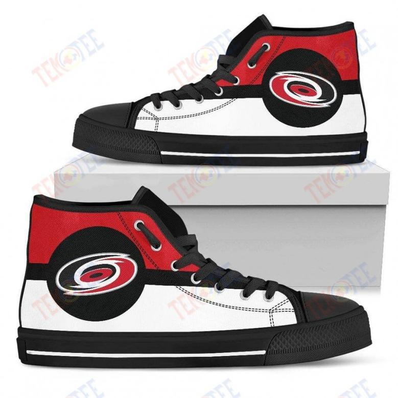 Mens Womens Carolina Hurricanes High Top Shoes Bright Colours Open Sections Great