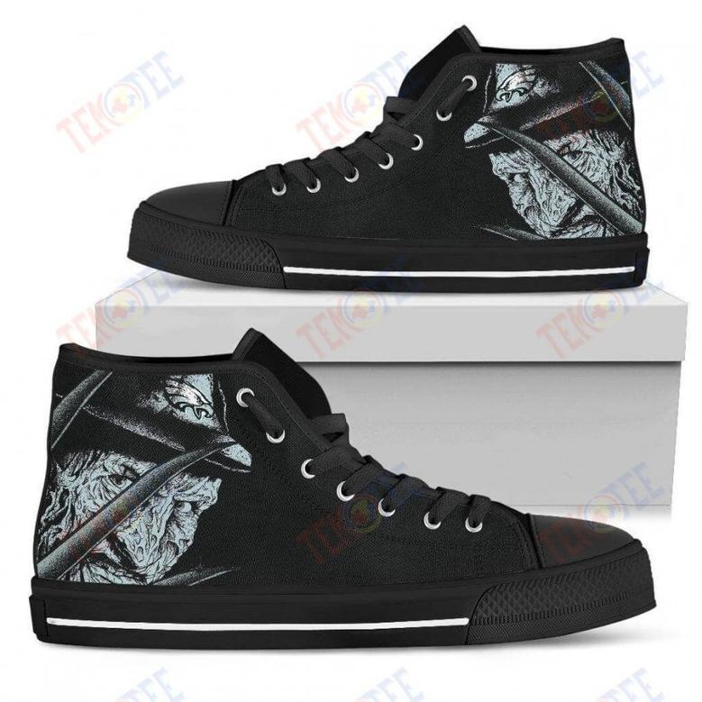 Mens Womens Philadelphia Eagles Nightmare Freddy Colorful High Top Shoes Printable