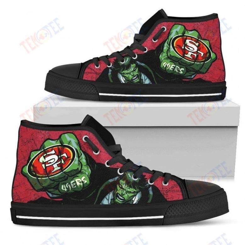 Mens Womens San Francisco High Top Shoes Hulk Punchtop Quality