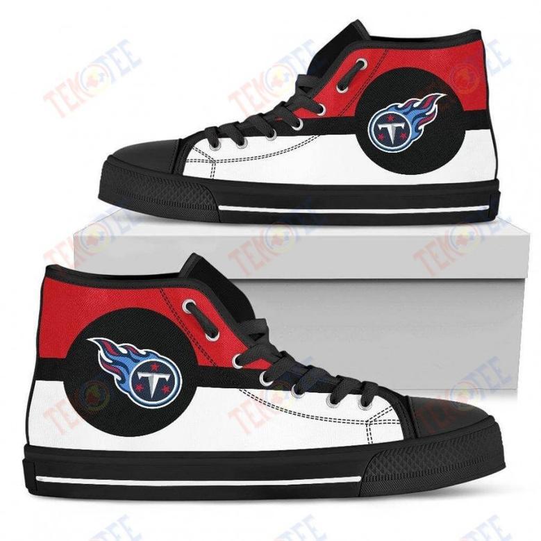 Mens Womens Tennessee Titans High Top Shoes Bright Colours Open Sections Great