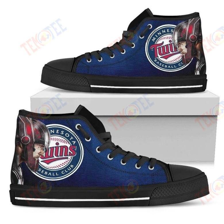 Mens Womens Thor Head Beside Minnesota Twins High Top Shoes