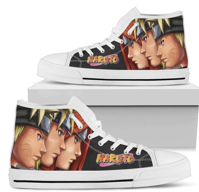 Naruto Evolution Anime Sneakers High Top Shoes Fan Gift