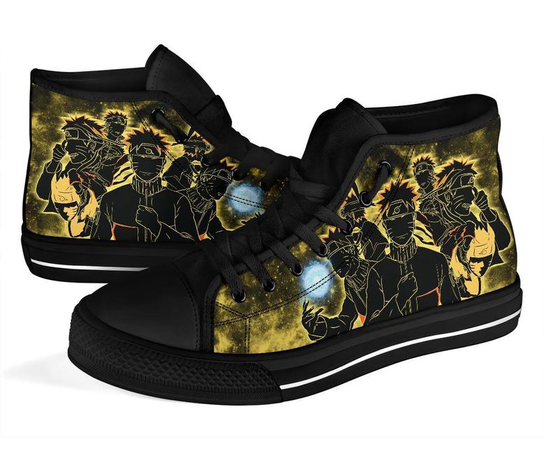 Naruto Sneakers Graphic High Top Shoes Anime Fan Gift Idea