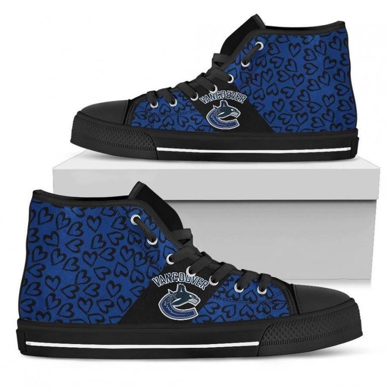 Perfect Cross Color Absolutely Nice Vancouver Canucks High Top Shoes