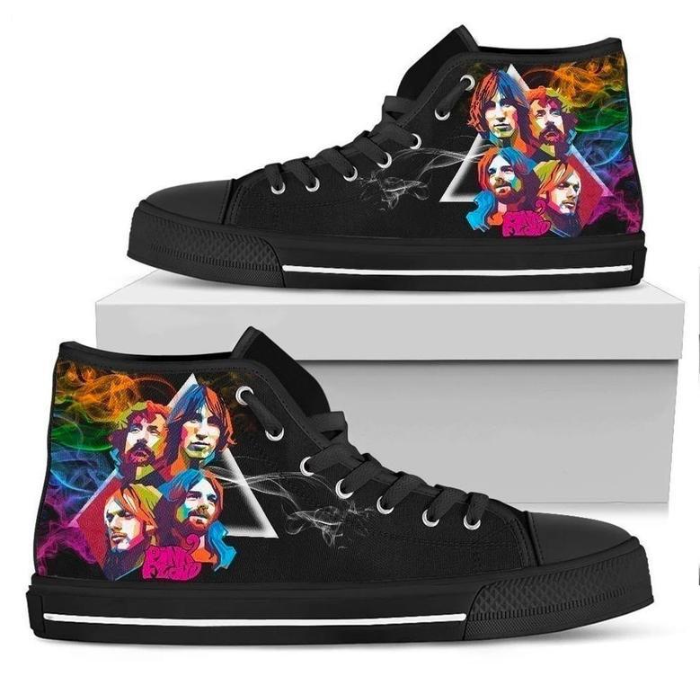 Pink Floyd High Top Shoes Sneakers For Musics Fan Gift