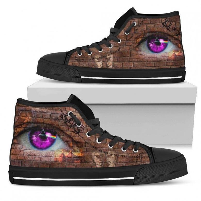 Pink Floyd Wall High Top Shoes Gift for Music Lovers