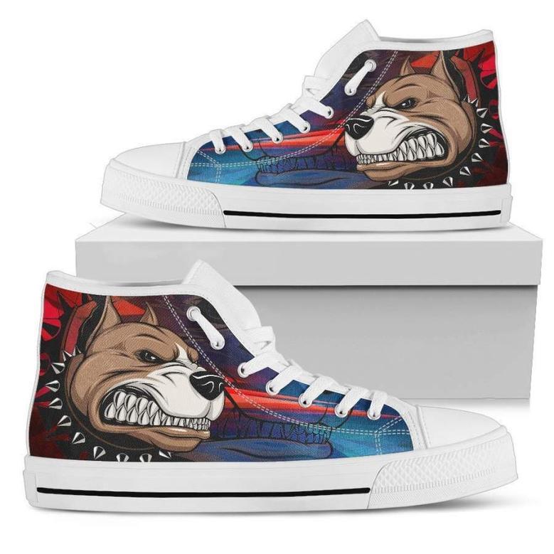 Pit Bull Sneakers High Top Shoes Gift For Women