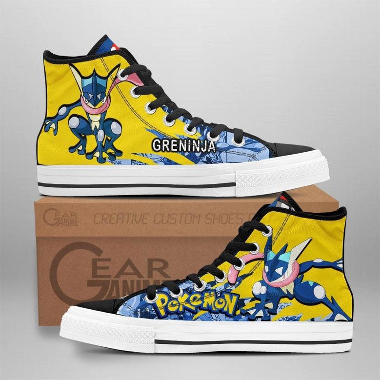 Pokemon Greninja High Top Shoes Custom Anime Sneakers