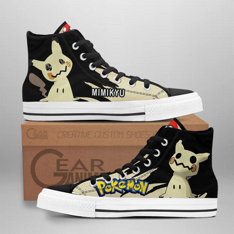 Pokemon Mimikyu High Top Shoes Custom Anime Sneakers