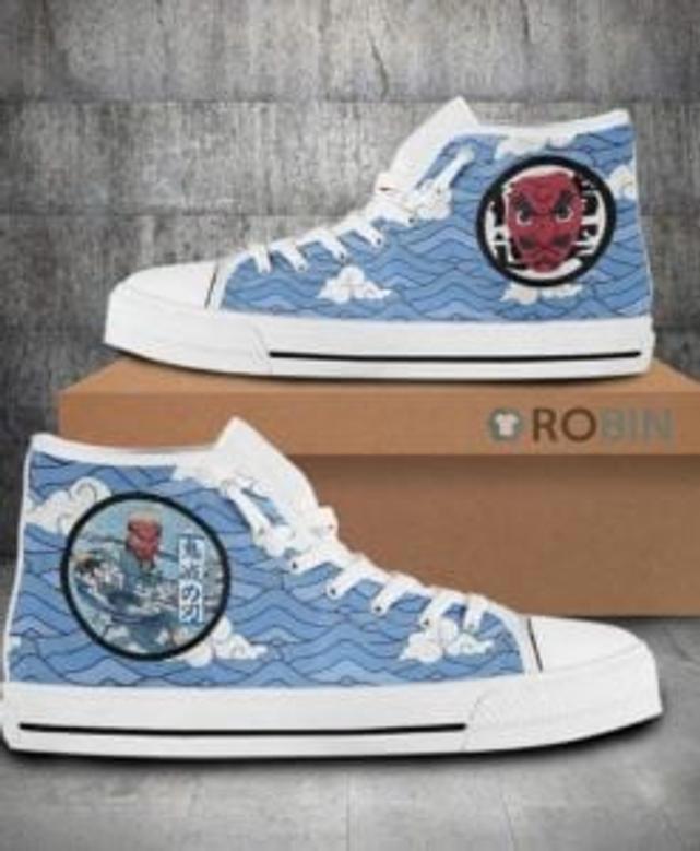 Sakonji Urokodaki Demon Slayer Anime High Top Shoes