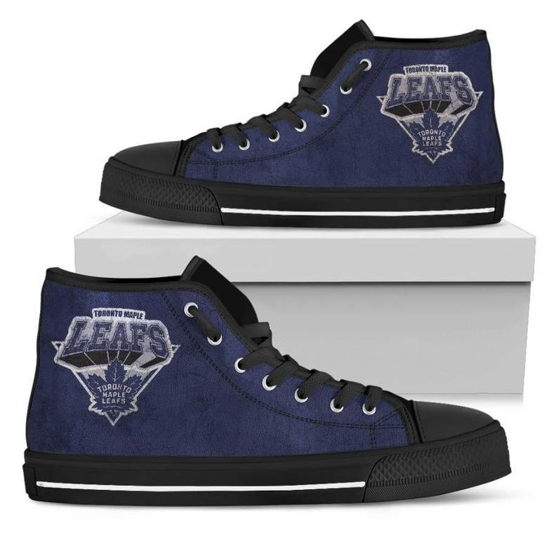 Simple Logo Toronto Maple Leafs High Top Shoes