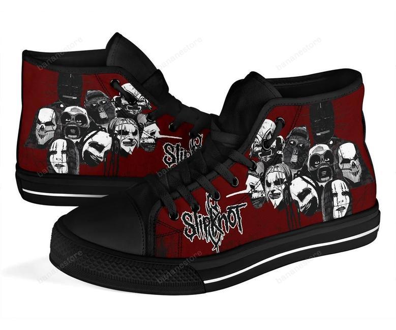 Slipknot S Sneakers Rock Band Fan High Top Shoes