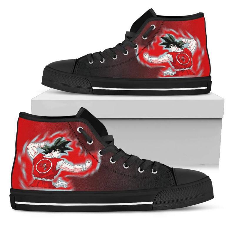 Son Goku Saiyan Power Tampa Bay Buccaneers High Top Shoes