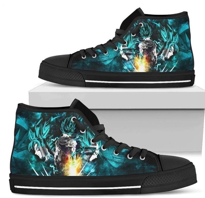 Songoku vs Vegeta High Top Shoes Sneakers Fan Dragon Ball