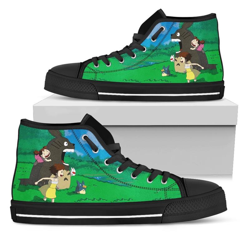 Totoro And Friend Sneakers High Top Shoes My Neighbor Totoro