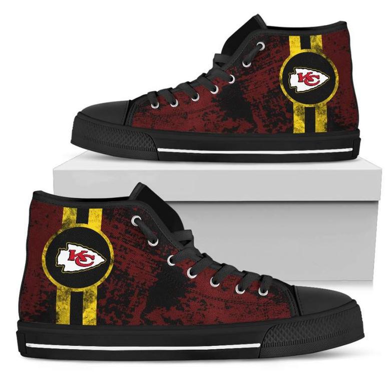 Triple Stripe Bar Dynamic Kansas City Chiefs High Top Shoes