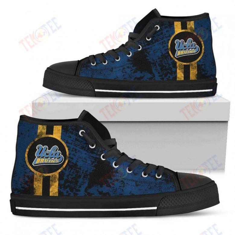 Mens Womens Ucla Bruins High Top Shoes Triple Stripe Bar Dynamic Shoes For Men Custom Shoes