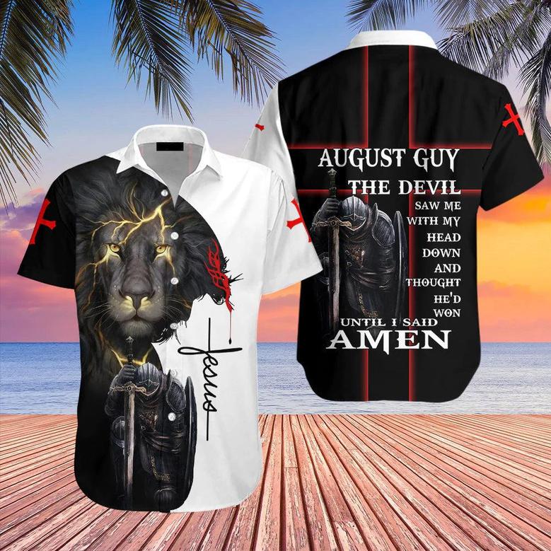 August Guy Until I Said Amen Hawaiian Shirts - Jesus Hawaiian Shirts For Men And Women