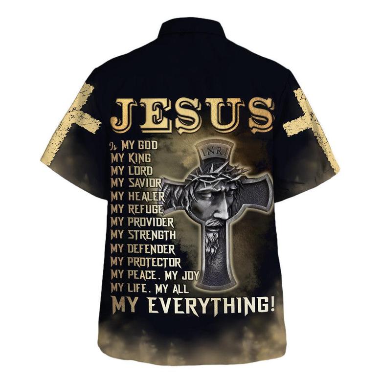 Jesus Is My God My King My Lord My Savior Hawaiian Shirt