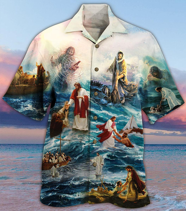 Jesus Saved My Life Hawaiian Shirt - Christian Hawaiian Shirts For Men & Women