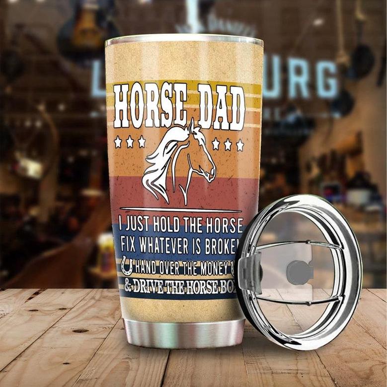Father'S Day Gift Horse Show Dad Classic Fix Whatever Broken Personalized Tumblergift For Horse Lover Horse Ridergift For Father From Son