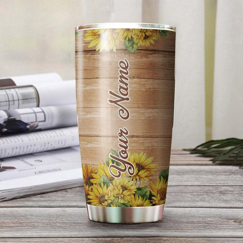 Guitar Real Grandma Plays Guitar Sunflower Funny Personalized Tumblerbirthday Gift Christmas Gift For Grandma