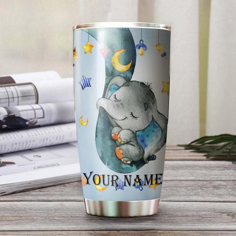 It Was Our Turn To Belong To Each Other To Be Your Mum Elephant Baby Personalized Tumblerbirthday Gift Christmas Gift Mother'S Day Gift