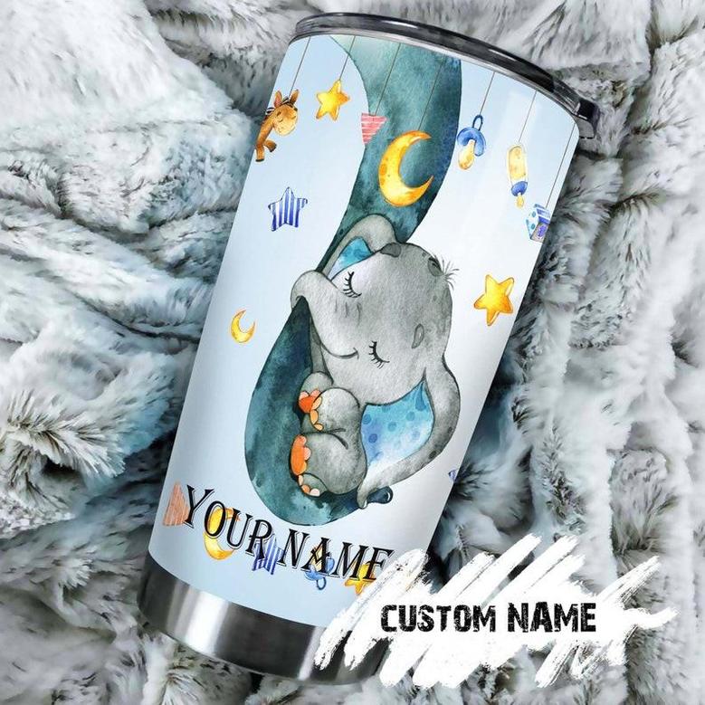 It Was Our Turn To Belong To Each Other To Be Your Mum Elephant Baby Personalized Tumblerbirthday Gift Christmas Gift Mother'S Day Gift