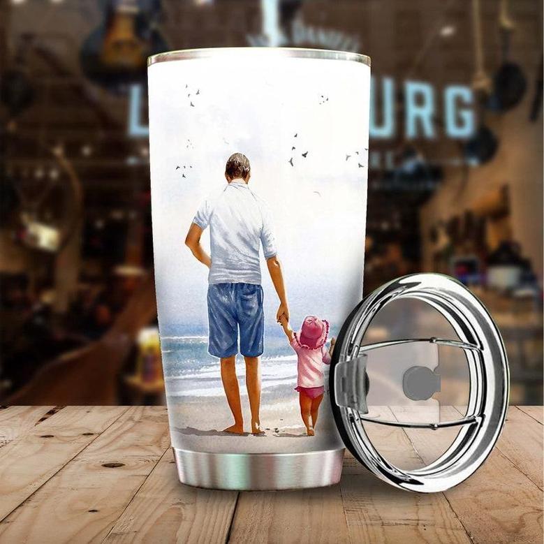 Personalized Your Wings Were Ready But My Heart Was Not Stainless Steel Tumbler Memorial Gift Dad Gift For Her For Daughter