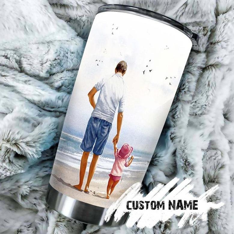 Personalized Your Wings Were Ready But My Heart Was Not Stainless Steel Tumbler Memorial Gift Dad Gift For Her For Daughter