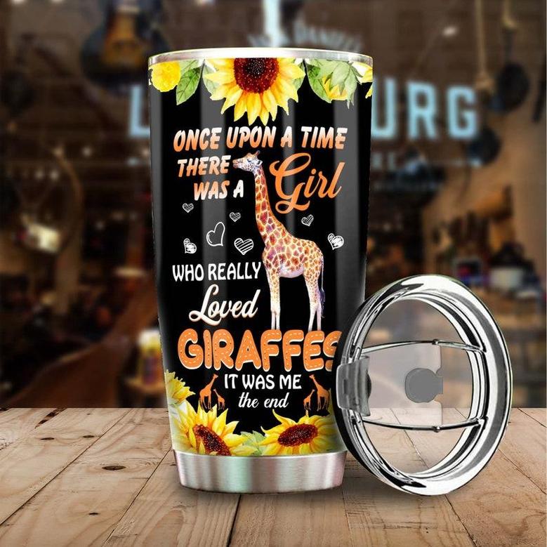 There Was A Girl Who Loves Giraffes It Was Me Fairy Story Tumblergift For Giraffe Loverbirthday Gift Christmas Gift For Her Him