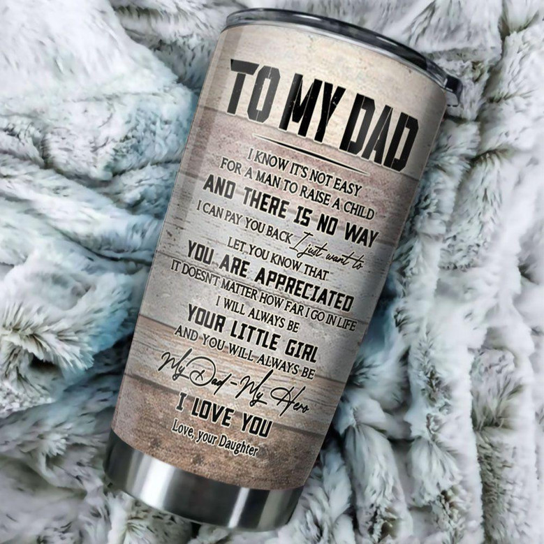 To My Dad Horse Riding Tumbler