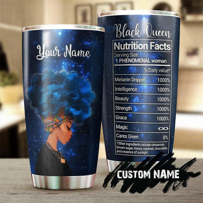Women Black Queen Nutrition Facts Personalized Tumblerblack Women Tumbler Birthday Gift Christmas Gift For Black Womenbw Present Women Black Queen Nutrition Facts Personalized Tumblerblack Women Tumbler Birthday Gift Christmas Gift For Black Womenbw Present