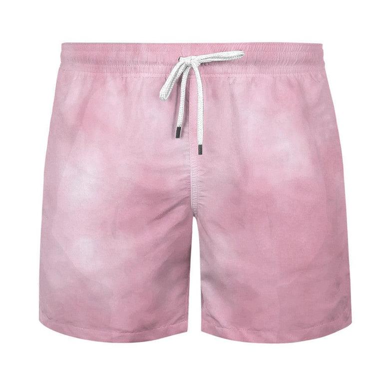 Hippie Every Little Thing Is Gonna Be Alright Pink Beach Short For Men, Women