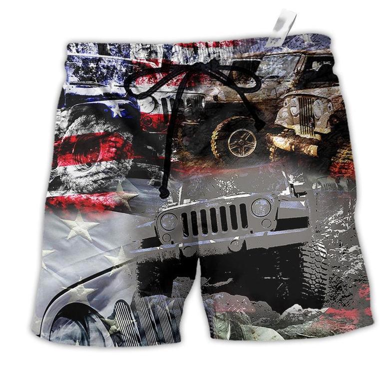 Jeep Independence Day Beach Short For Men