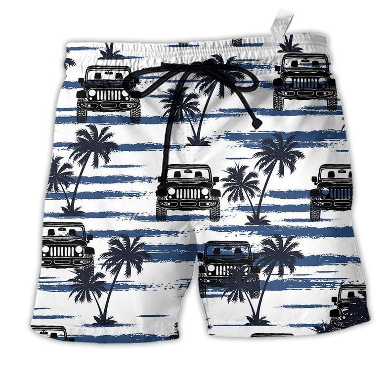 Jeep Lover Tropical Coconut Beach Short