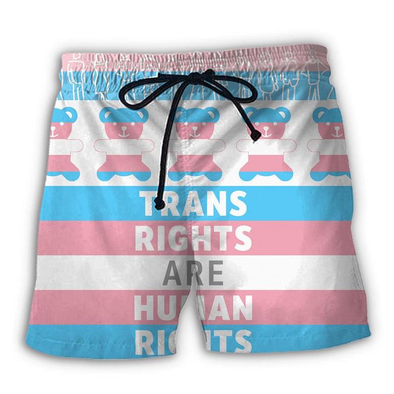 LGBT Trans Rights Are Human Rights Beach Short