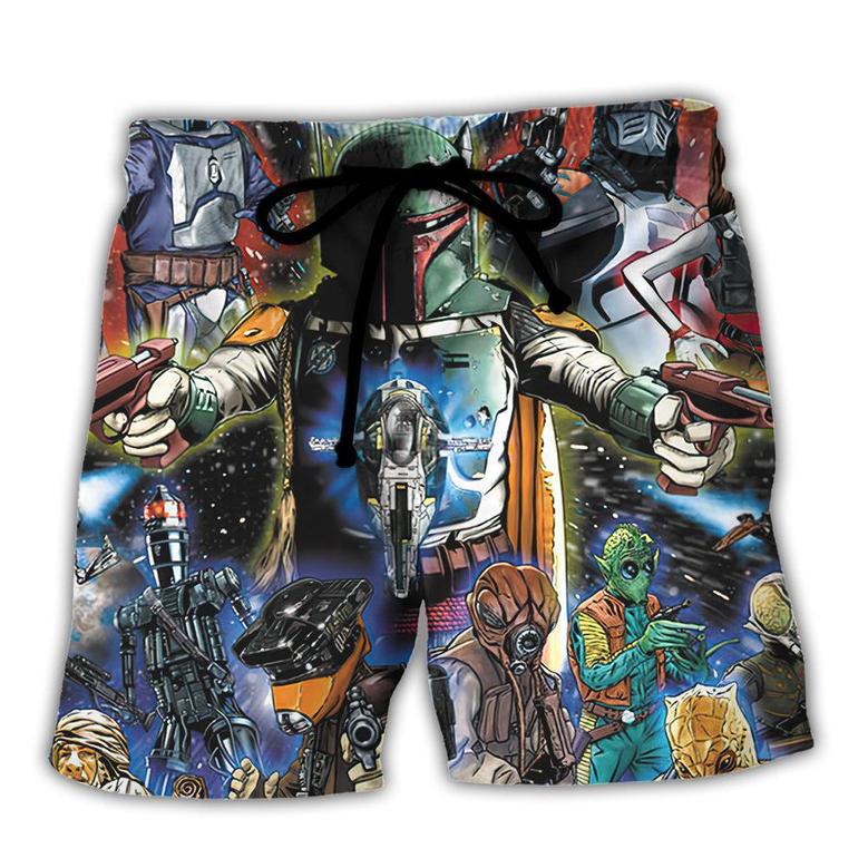 Starwars The Bounty Hunters Starwars Beach Short Family