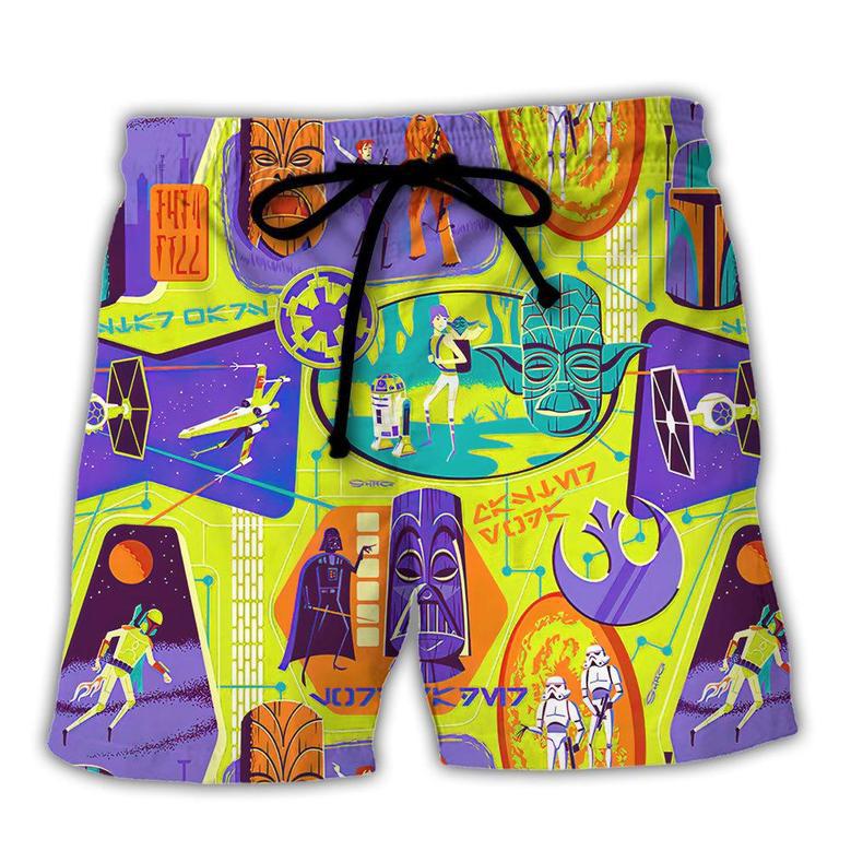 Starwars Tiki Color Beach Short Family