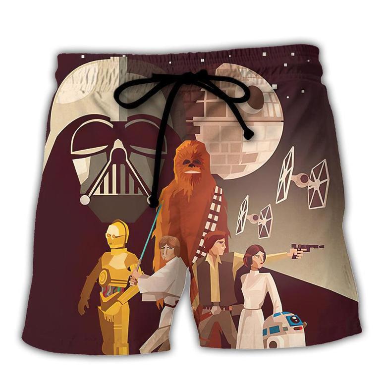 Summer Starwars Rebel Beach Short Family