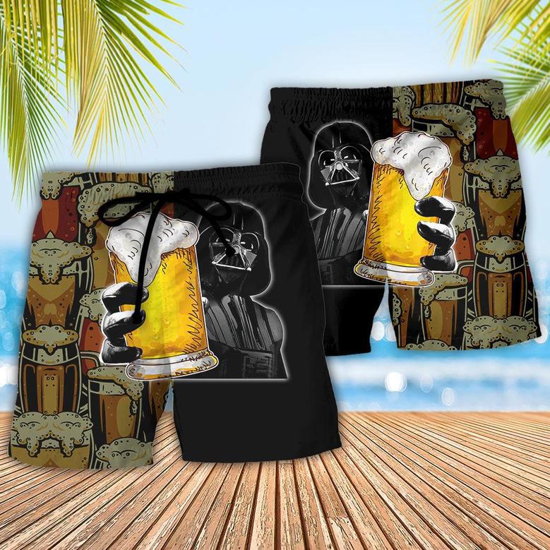 SW Darth Vader I Find Your Lack Of Beer Disturbing Beach Short Family