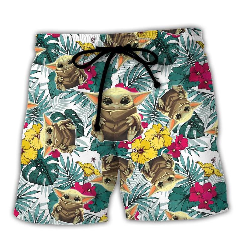 Starwars Baby Yoda Beach Short Family